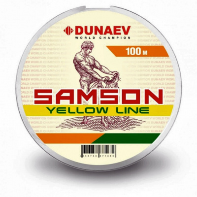 Леска Dunaev Samson Yellow 0.32мм 100м Леска Dunaev Samson Yellow 0.32мм 100м