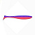 Приманка ZUB-IZI  99мм(4")-4шт, (цвет 021) фиолетовый верх - красный низ
