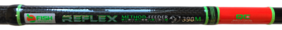 Удилище фидерное "REFLEX METHOD FEEDER" FISH CRYSTAL, тест до 90 г, 3,90 м, 3+3