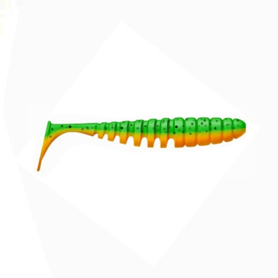 Приманка ZUB-SHAD 120мм(4,7")-5шт, (цвет 022) зеленый верх - оранжевый низ Приманка ZUB-SHAD 120мм(4,7")-5шт, (цвет 022) зеленый верх - оранжевый низ