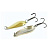 Блесна Колебалка Питер Атом 12гр Желтый Белый
