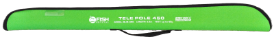 Удилище телескопическое с кольцами (болонское) "TELE POLE" FISH CRYSTAL, длина 4.5 м (до 40 Gr)