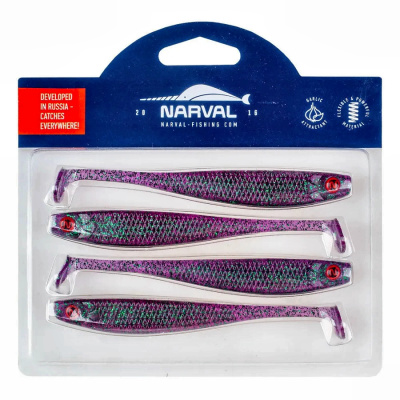 Мягкие приманки Narval Fishing Skinny 12cm #017-Violetta Мягкие приманки Narval Fishing Skinny 12cm #017-Violetta