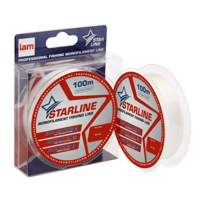 Монофильная леска STARLINE 100m (transparent) d0.234 Монофильная леска STARLINE 100m (transparent) d0.234