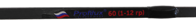 Удочка зимн Profilux (плоск.хлыст) 60 см (тест  1-12 гр) цв.чёрный, цв.руч.оранжевый Удочка зимн Profilux (плоск.хлыст) 60 см (тест  1-12 гр) цв.чёрный, цв.руч.оранжевый