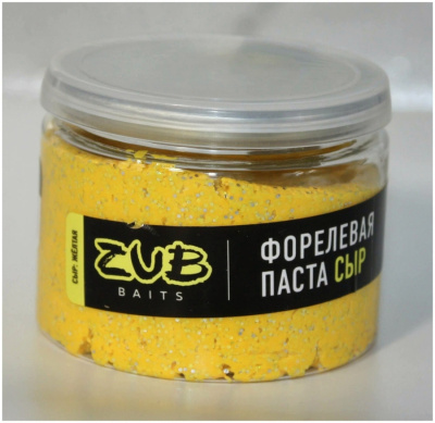 Паста ZUB 60мл Форель "Сыр" Желтая Паста ZUB 60мл Форель "Сыр" Желтая