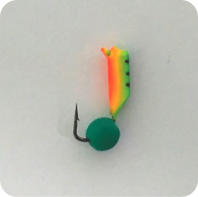 Безнасадка 2,5 художественный (зел.), неоновый шар, 0,5гр. темно-зеленый