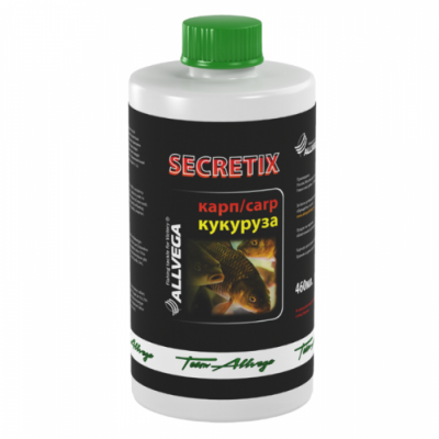 Ароматизатор жидкий ALLVEGA "Secretix Sweetcorn" 460мл (КАРП КУКУРУЗА) Ароматизатор жидкий ALLVEGA "Secretix Sweetcorn" 460мл (КАРП КУКУРУЗА)