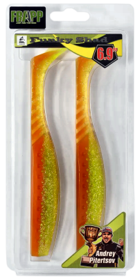 Приманка силиконовая Frapp Funky Shad 6,9" #28 (2 шт/уп) Приманка силиконовая Frapp Funky Shad 6,9" #28 (2 шт/уп)