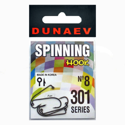 Крючок Dunaev Jig 301 #8 (упак. 5 шт)