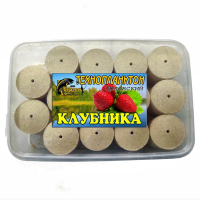 Технопланктон Клубника (60г/шт; уп/14шт) Технопланктон Клубника (60г/шт; уп/14шт)