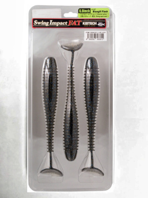 Приманка силиконовая Keitech Swing Impact FAT 6.8" #418 Bluegill Flash Приманка силиконовая Keitech Swing Impact FAT 6.8" #418 Bluegill Flash