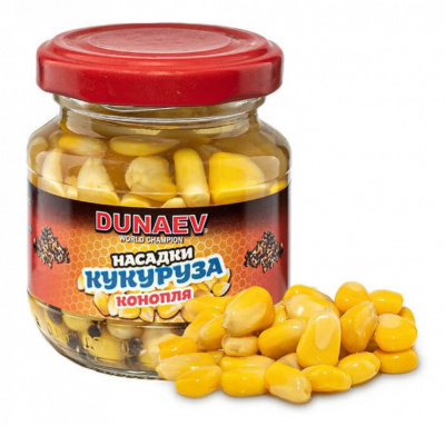 Насадка стеклобанка "Дунаев Кукуруза" 100мл Конопля