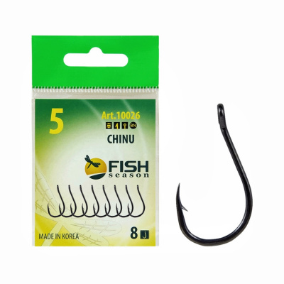 Крючок CHINU-RING №0.3 с ушком, покрытие BN (10 шт) Крючок CHINU-RING №0.3 с ушком, покрытие BN (10 шт)