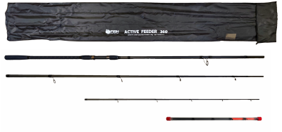 Удилище фидерное "ACTIVE FEEDER", тест до 150 г, 3,60 м, 3+3, (1,5oz - стекл., диам. 2,2)