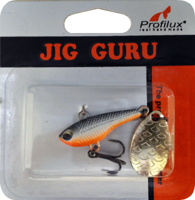 Джиг-блесна Тэйл-Спиннер ( 7,5 гр)  цв.302 ("Серебро"-черноспинка) Джиг-блесна Тэйл-Спиннер ( 7,5 гр)  цв.302 ("Серебро"-черноспинка)