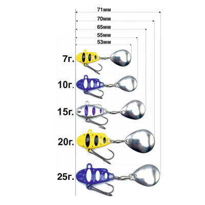 Тейл-спиннер ТС-1 15г. #08 Серебро-Желтый Тейл-спиннер ТС-1 15г. #08 Серебро-Желтый