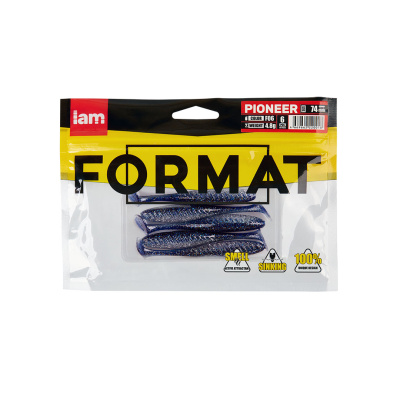 Силиконовая приманка FORMAT PIONEER 74mm (6шт.) цвет F06