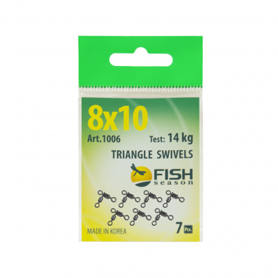 Вертлюжок цилиндрический на два направления, № 6x7 (22 кг), (упак. 6 шт)