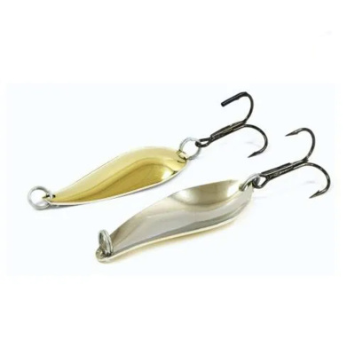 Блесна Колебалка Питер Атом 12гр Желтый Белый