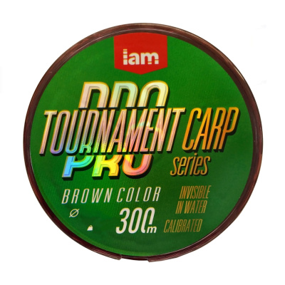 Монофильная леска TOURNAMENT PRO CARP 300m (brown) d0.331 Монофильная леска TOURNAMENT PRO CARP 300m (brown) d0.331