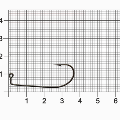 Крючок Dunaev Jig 301 # 1/0 (упак. 5 шт)