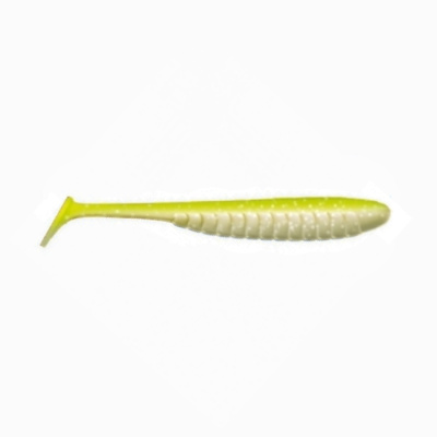 Приманка ZUB-BLEAK 125мм(4,8")-5шт, (цвет 404) желтый светящийся