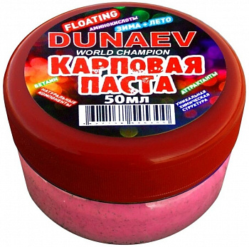 Паста Dunaev 50мл Карп Клубника