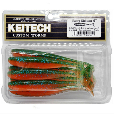 Приманка силиконовая Keitech Easy Shiner 4" PAL #11 Rotten Carrot Приманка силиконовая Keitech Easy Shiner 4" PAL #11 Rotten Carrot