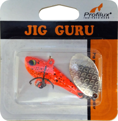 Джиг-блесна Тэйл-Спиннер (24 гр)  цв.314 (оранжевый) Джиг-блесна Тэйл-Спиннер (24 гр)  цв.314 (оранжевый)