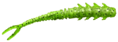 Приманка ZUB-Dragon 50мм(2") -10шт, (цвет 351) шартрез с блестками