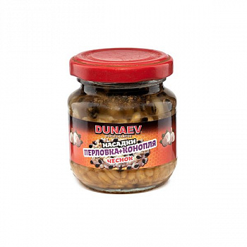 Насадка стеклобанка "Дунаев Перловка+Конопля" 100мл Чеснок