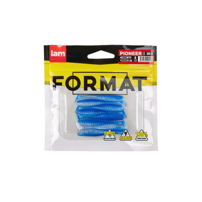 Силиконовая приманка FORMAT PIONEER 50mm (8шт.) цвет F13 Силиконовая приманка FORMAT PIONEER 50mm (8шт.) цвет F13