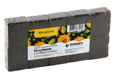 Жмых DUNAEV подсолнечный кукуруза 300г. Жмых DUNAEV подсолнечный кукуруза 300г.