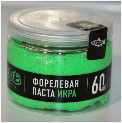 Паста ZUB 60мл Форель "Икра" Зеленая Паста ZUB 60мл Форель "Икра" Зеленая