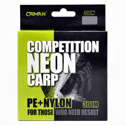 Леска Caiman Competition Neon Carp 300м green 0,30мм Леска Caiman Competition Neon Carp 300м green 0,30мм
