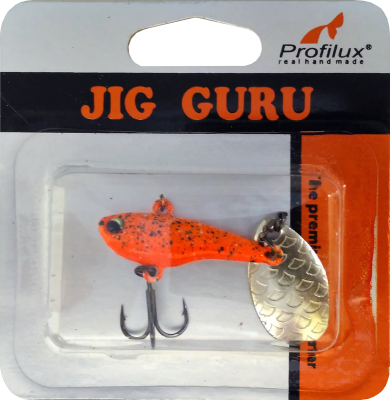 Джиг-блесна Тэйл-Спиннер ( 7,5 гр)  цв.314 (оранжевый) Джиг-блесна Тэйл-Спиннер ( 7,5 гр)  цв.314 (оранжевый)