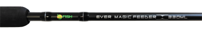 Удилище фидерное "EVER MAGIC FEEDER" FISH CRYSTAL , тест до 50 г, 3.30 м, 3+3 tips