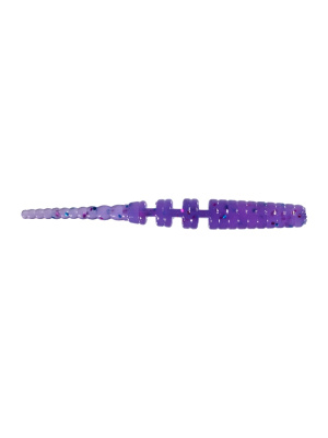 Приманка ZUB-CRAZY LEECH 50мм(2")-10шт, (цвет 610) фиолетовый с блестками Приманка ZUB-CRAZY LEECH 50мм(2")-10шт, (цвет 610) фиолетовый с блестками