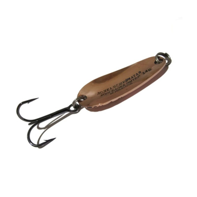 Блесна Колебалка Питер Ложка Чешуйчатая 14гр Красный