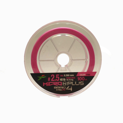 Шнур плетеный Intech MicroN Plus PE x4 100m (#2.5 (40lb / 18.14kg)) Шнур плетеный Intech MicroN Plus PE x4 100m (#2.5 (40lb / 18.14kg))
