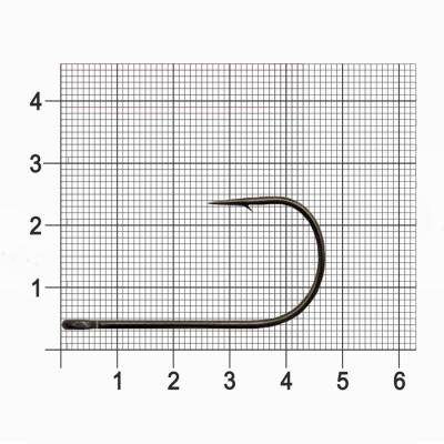 Крючок Dunaev Spinner Bait 604 # 4/0 (упак. 5 шт)