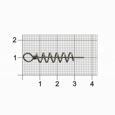 Ввертыш для силиконовой приманки ZUB размер M 7шт/уп