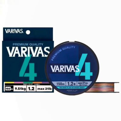 Плетеный шнур VARIVAS PE 4 150m 1.2 Marking Плетеный шнур VARIVAS PE 4 150m 1.2 Marking