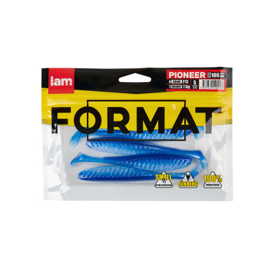 Силиконовая приманка FORMAT PIONEER 100mm (5шт.) цвет F13 Силиконовая приманка FORMAT PIONEER 100mm (5шт.) цвет F13