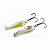 Блесна Колебалка Питер Атом 15гр Желтый Белый