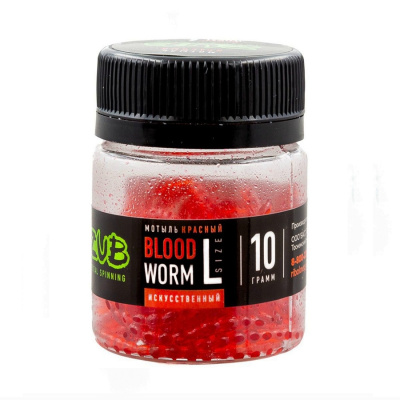 Мотыль искусственный ZUB BLOODWORM  красный