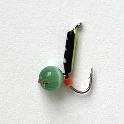 Столбик Кошачий глаз 1,5 мм подвесной ЧЕРНО-ЖЕЛТЫЙ