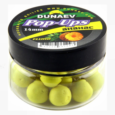 Бойлы DUNAEV POP-UP 14мм Ананас (30г)