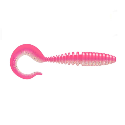 Приманка ZUB-TWIST 150мм(5,9")-4шт, (цвет 038) розовый верх-натурал низ